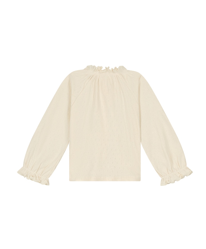 Meisjes blouse ecru