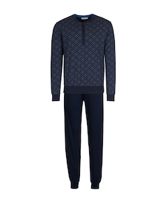 Heren pyjamaset blauw
