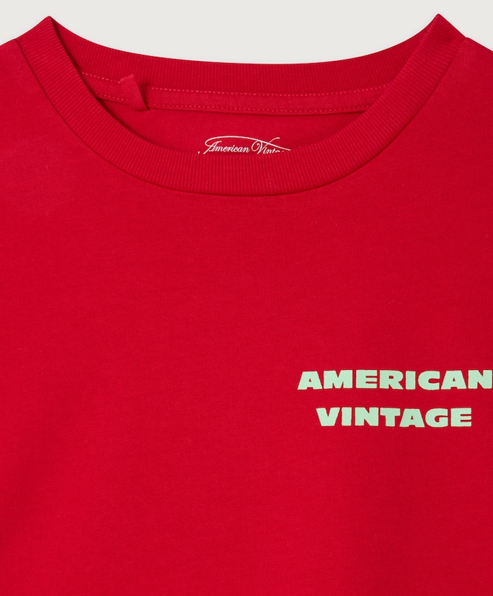 Uniseks t-shirt rood