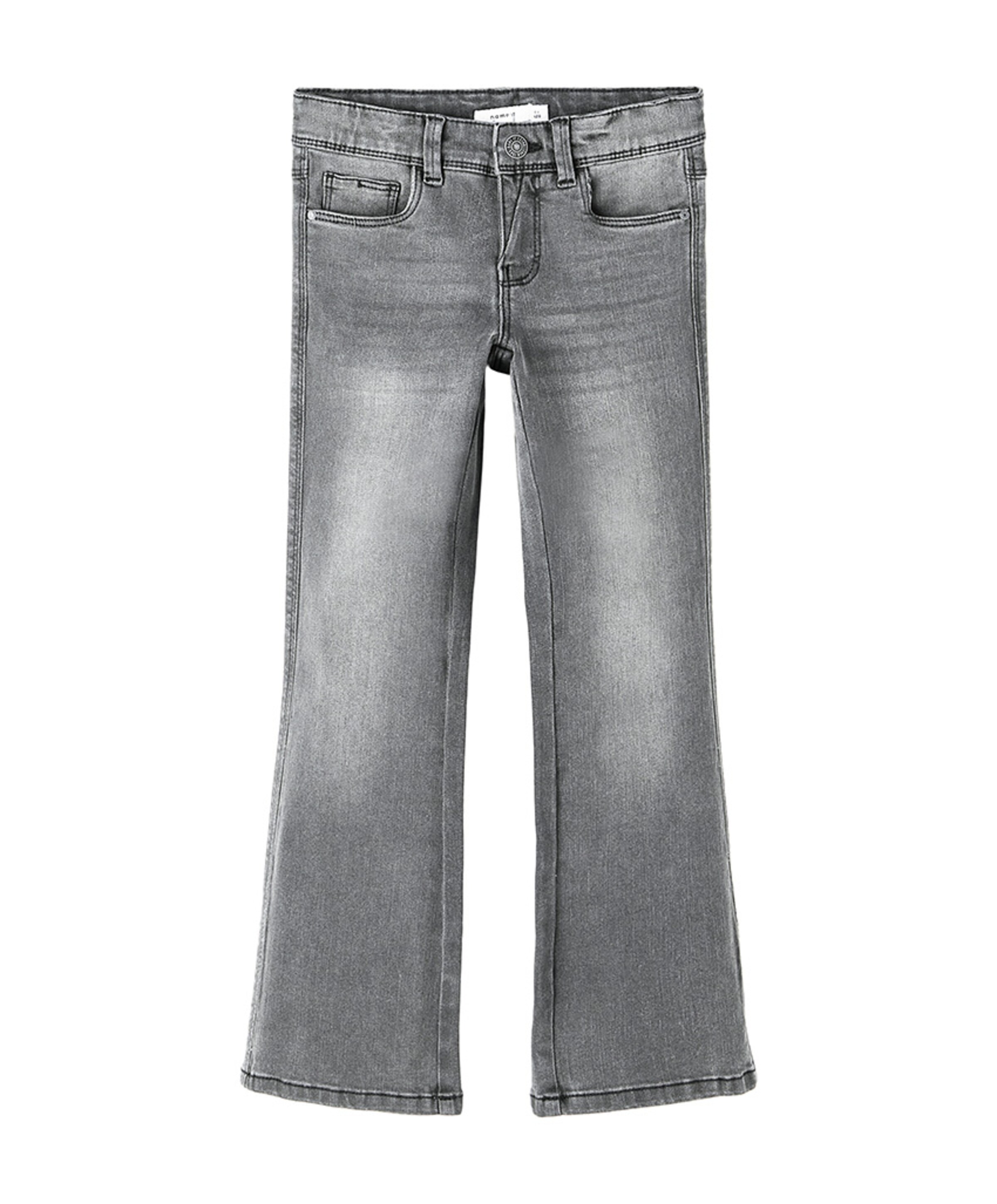 NKFPOLLY SKINNY BOOT 1142-AU jeans grijs