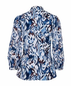 Dames blouse blauw