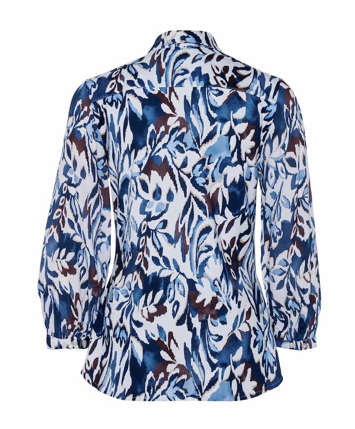 Dames blouse blauw