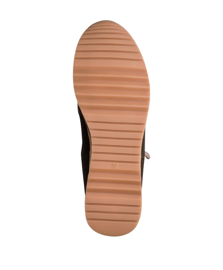 Lace-up dames sneakers bruin