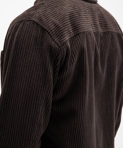 Heren overshirt bruin