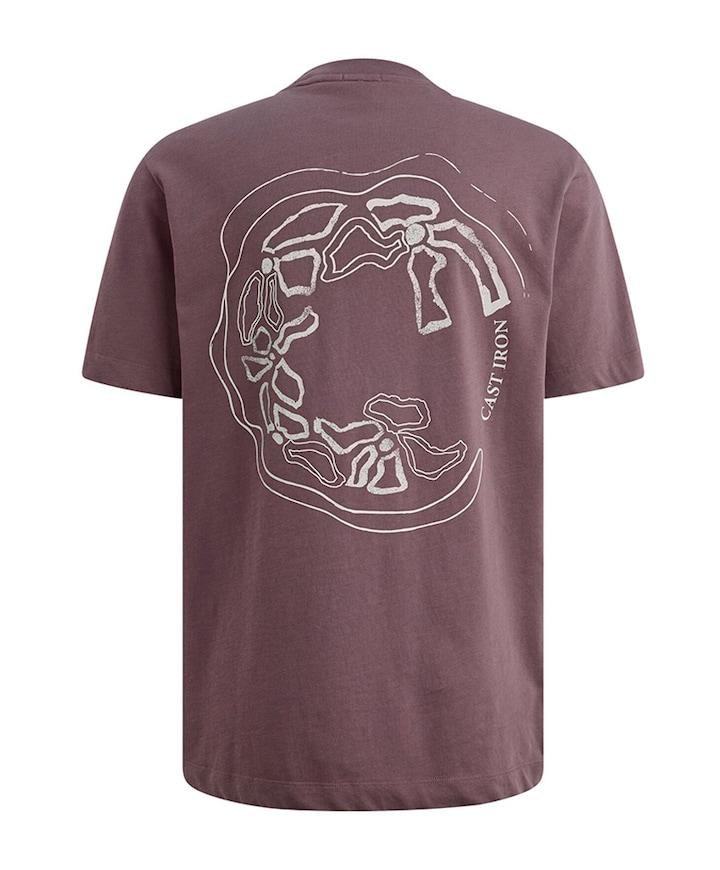 Heren T-shirt paars