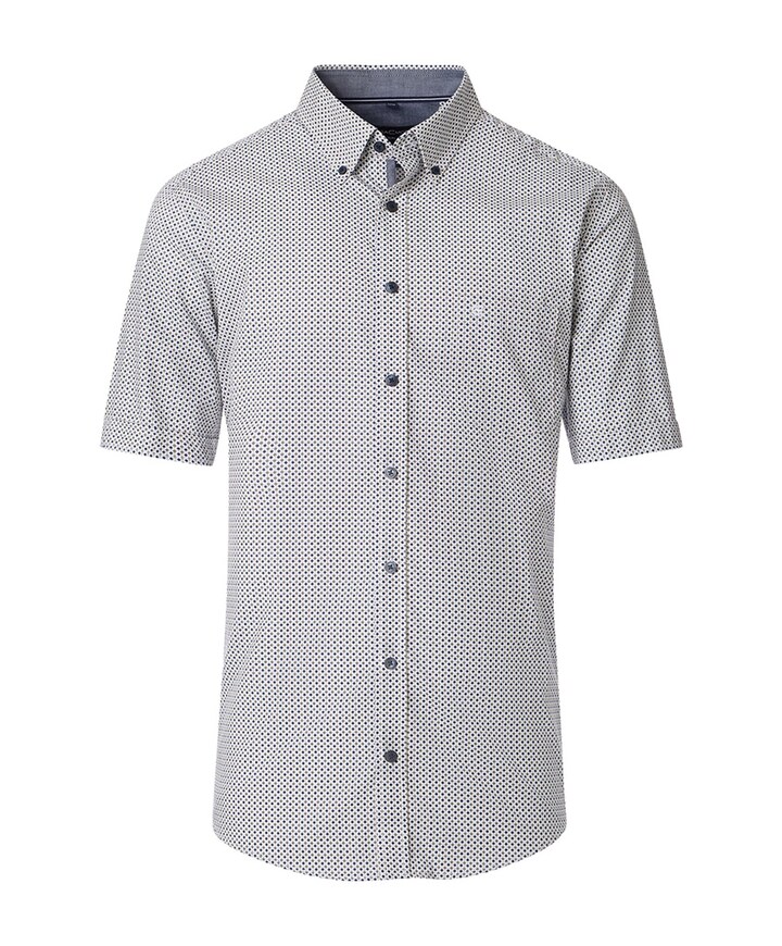 Overhemd korte mouw groen