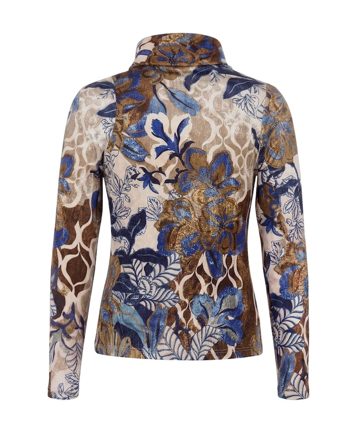 Dames longsleeve blauw