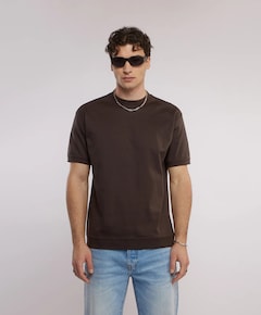 Heren T-shirt bruin