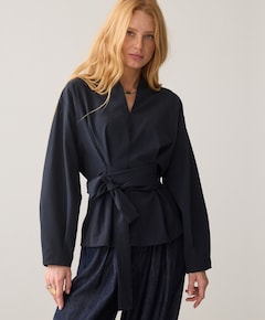 Dames blouse blauw
