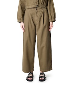 British worker dames broek groen