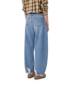 LucyMW 139 Loose Balloon dames jeans blauw