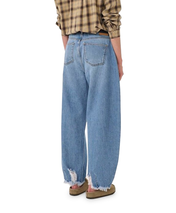 LucyMW 139 Loose Balloon dames jeans blauw