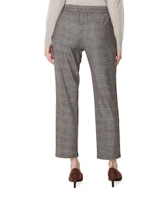 Wide leg dames broek bruin