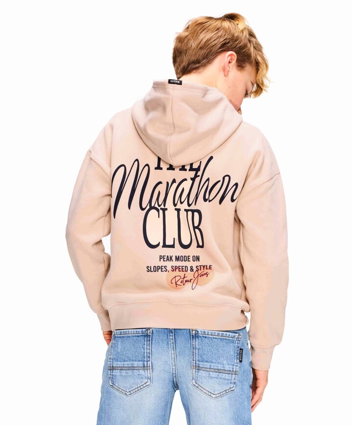 Jongens hoodie ecru