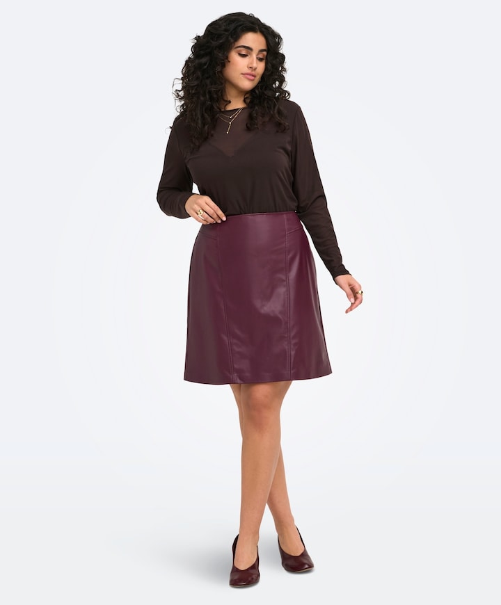 Dames rok bordeaux