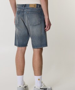 Crated blue heren korte broek blauw