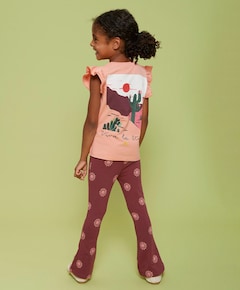 Meisjes T-shirt oranje