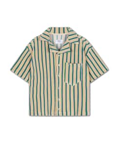 Jongens overhemd korte mouw groen