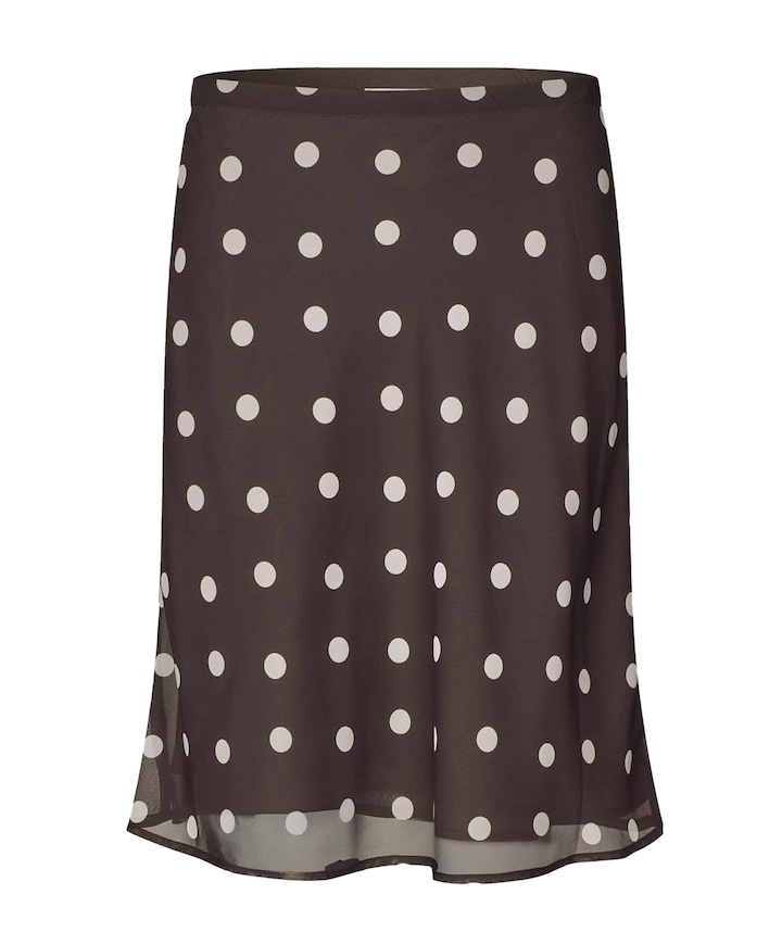 Dames rok bruin