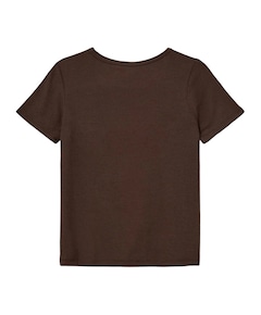 Meisjes T-shirt bruin