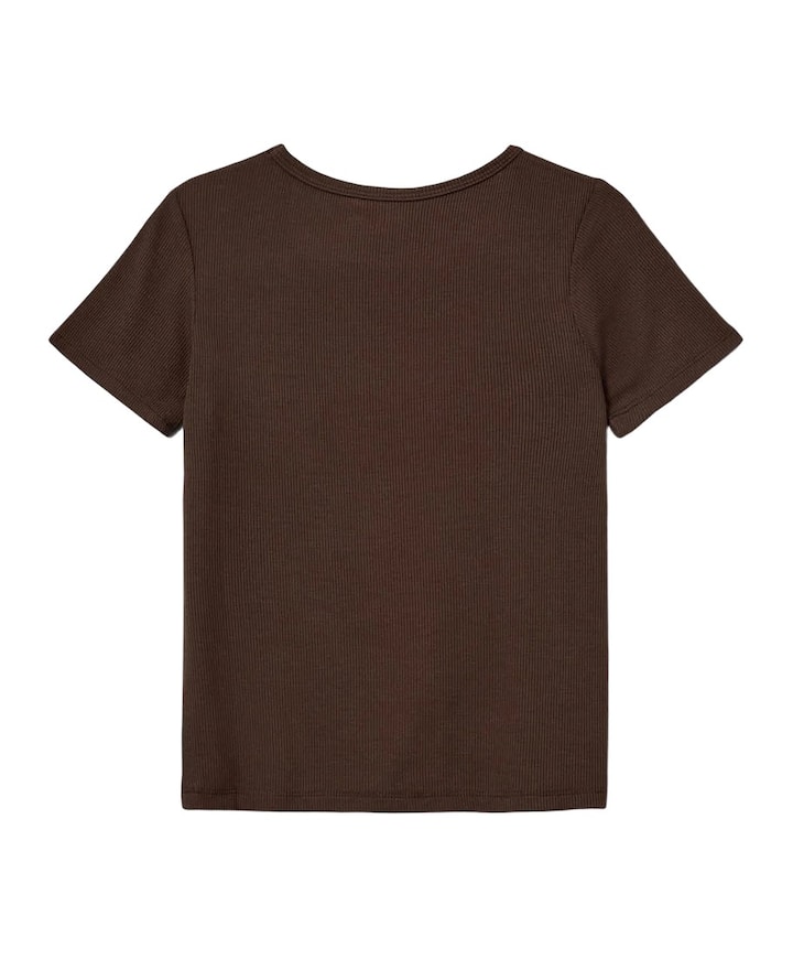 Meisjes T-shirt bruin