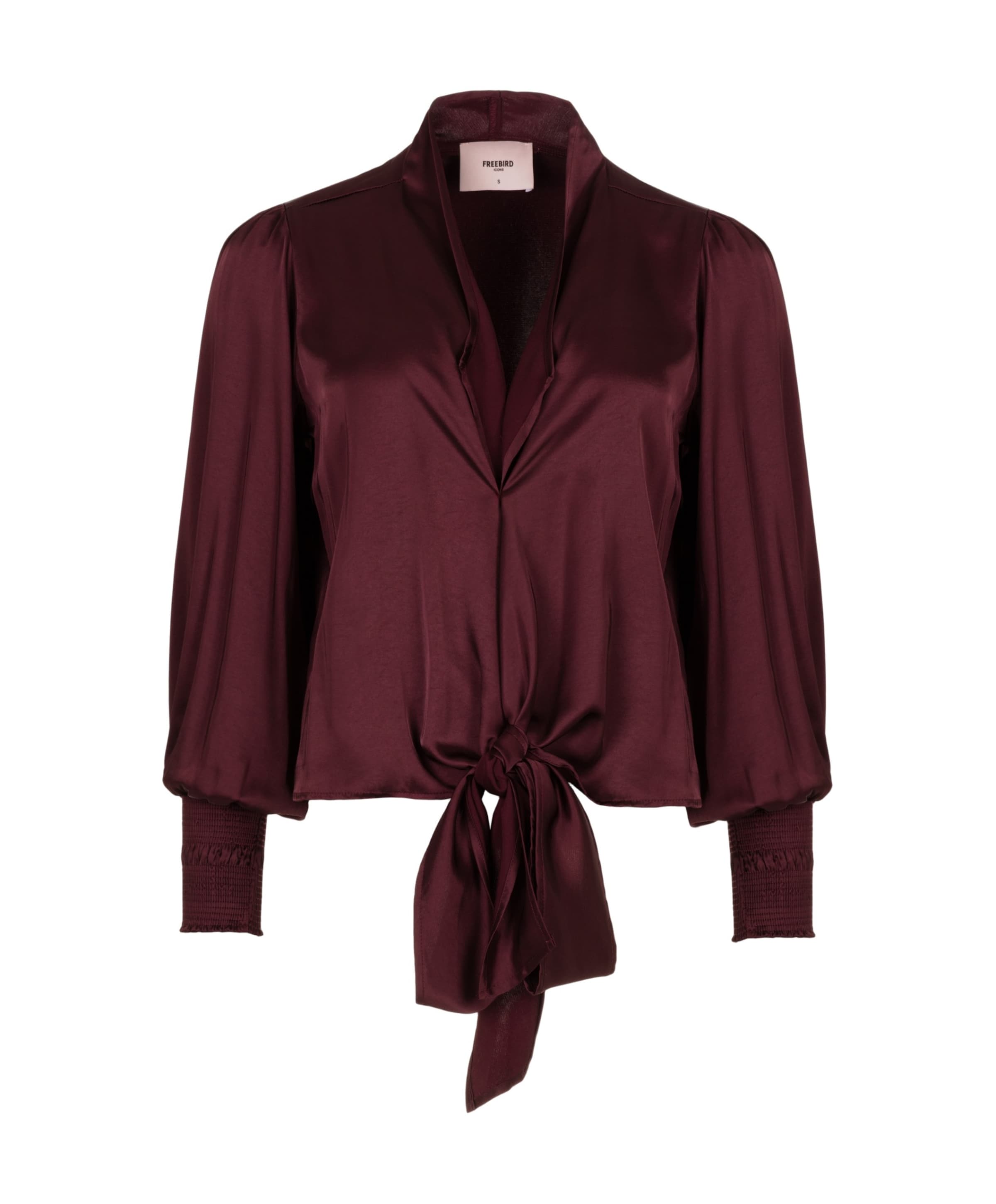 Dames blouse bordeaux