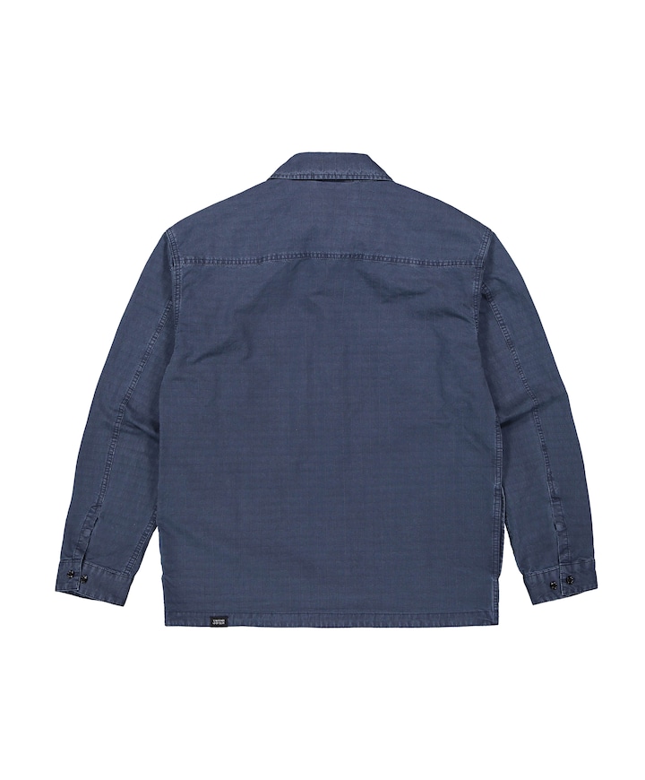 Heren overshirt blauw