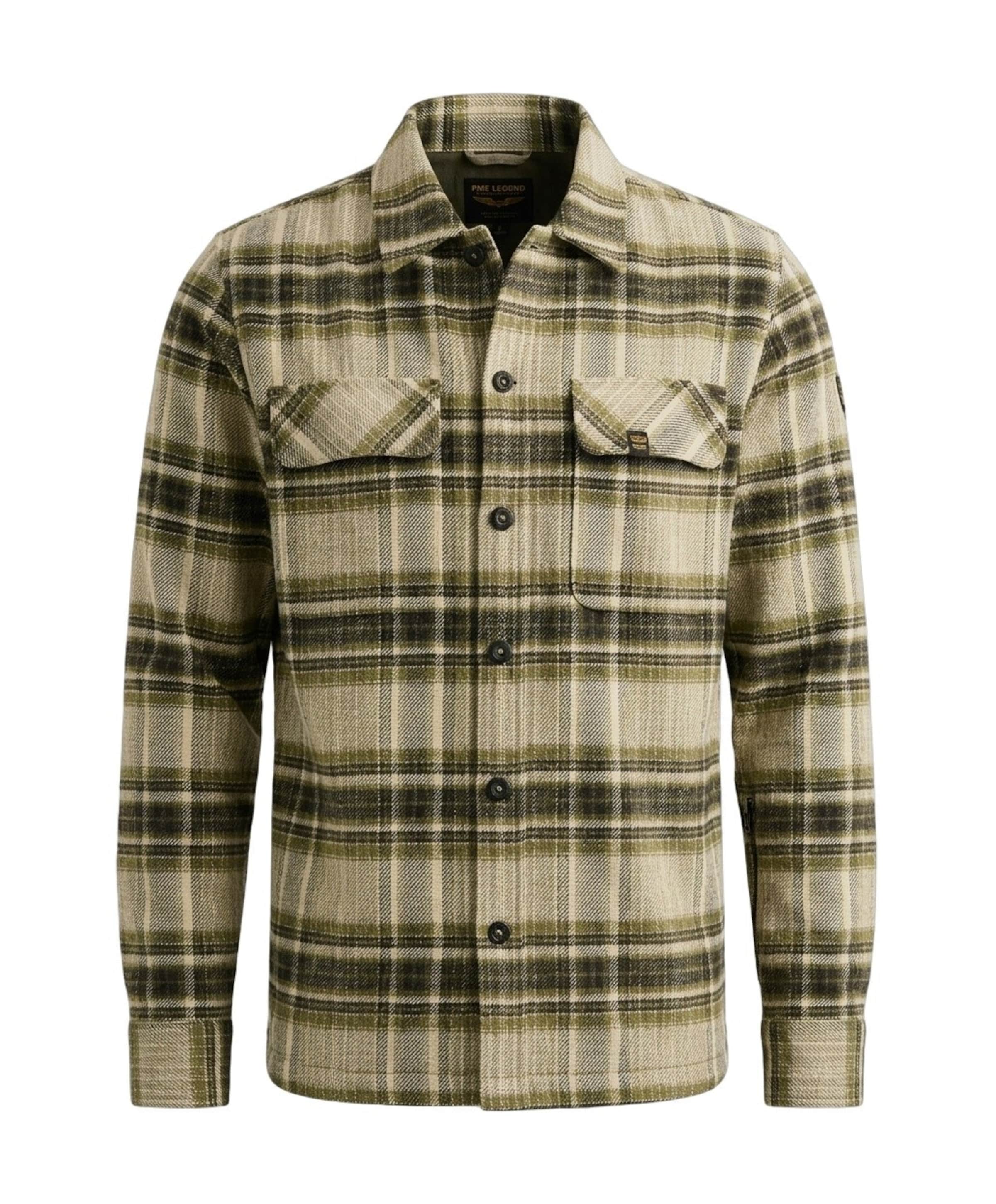 Heren overshirt groen