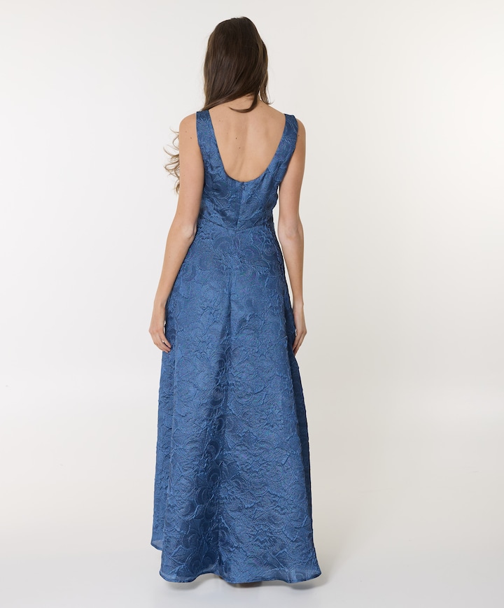 Dames jurk blauw
