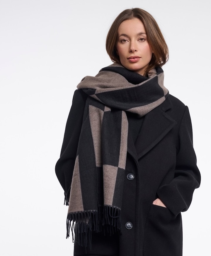 Dames sjaal beige