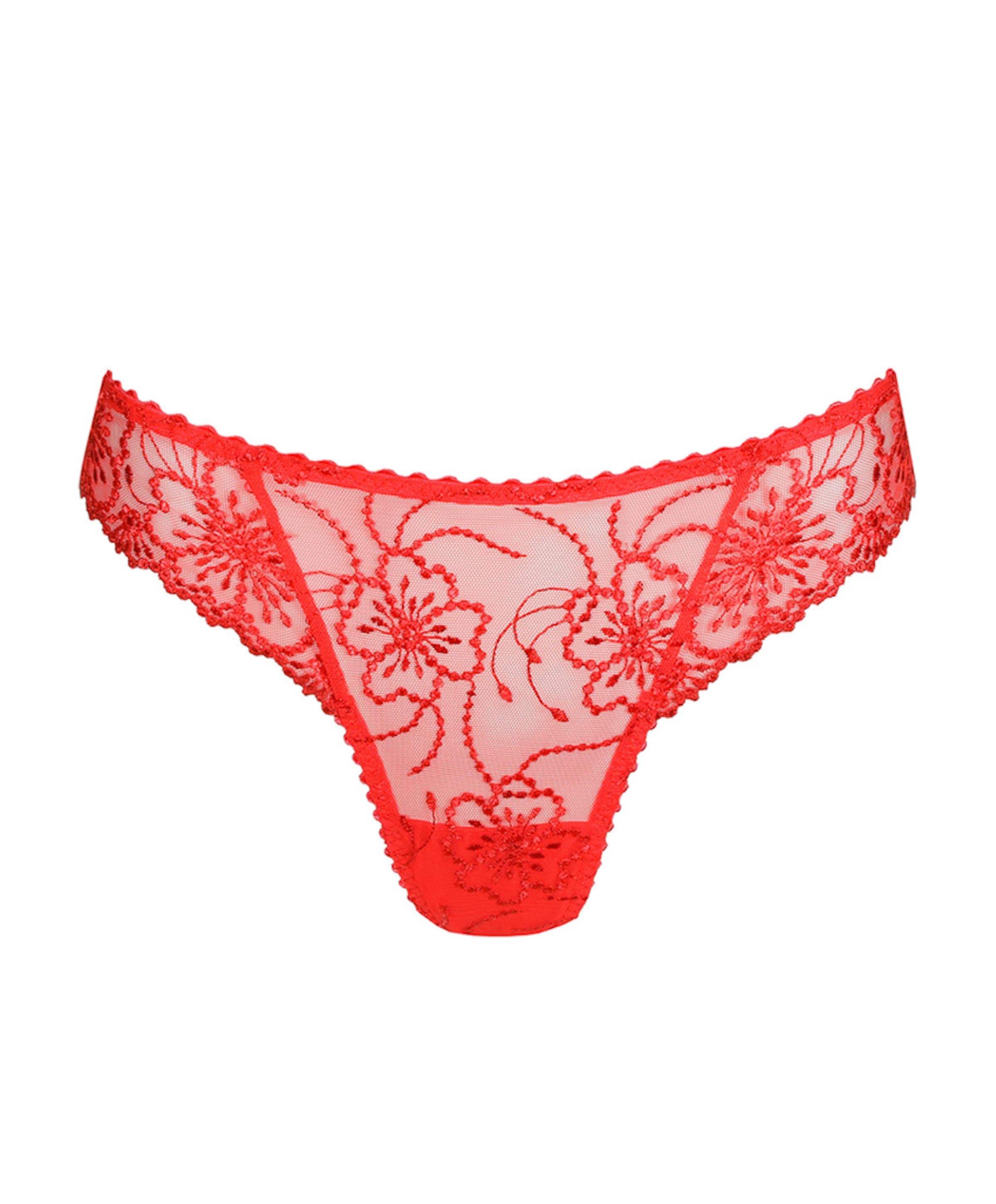 Dames string rood