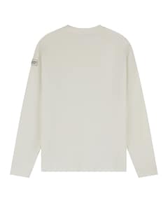 Heren longsleeve ecru