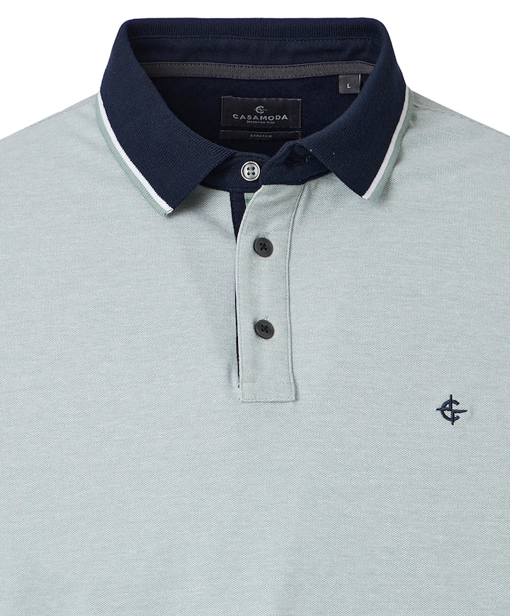 Heren polo groen