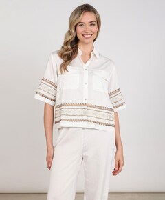 Dames blouse ecru