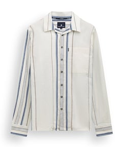 Heren overhemd lange mouw ecru