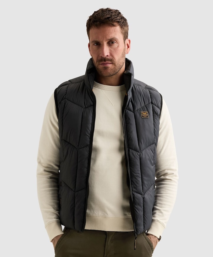 Heren bodywarmer blauw