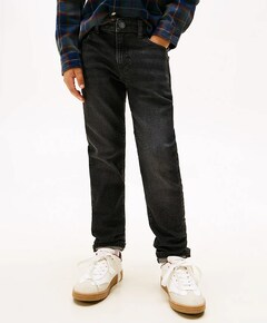MODERN STRAIGHT WASHED BLK jeans grijs