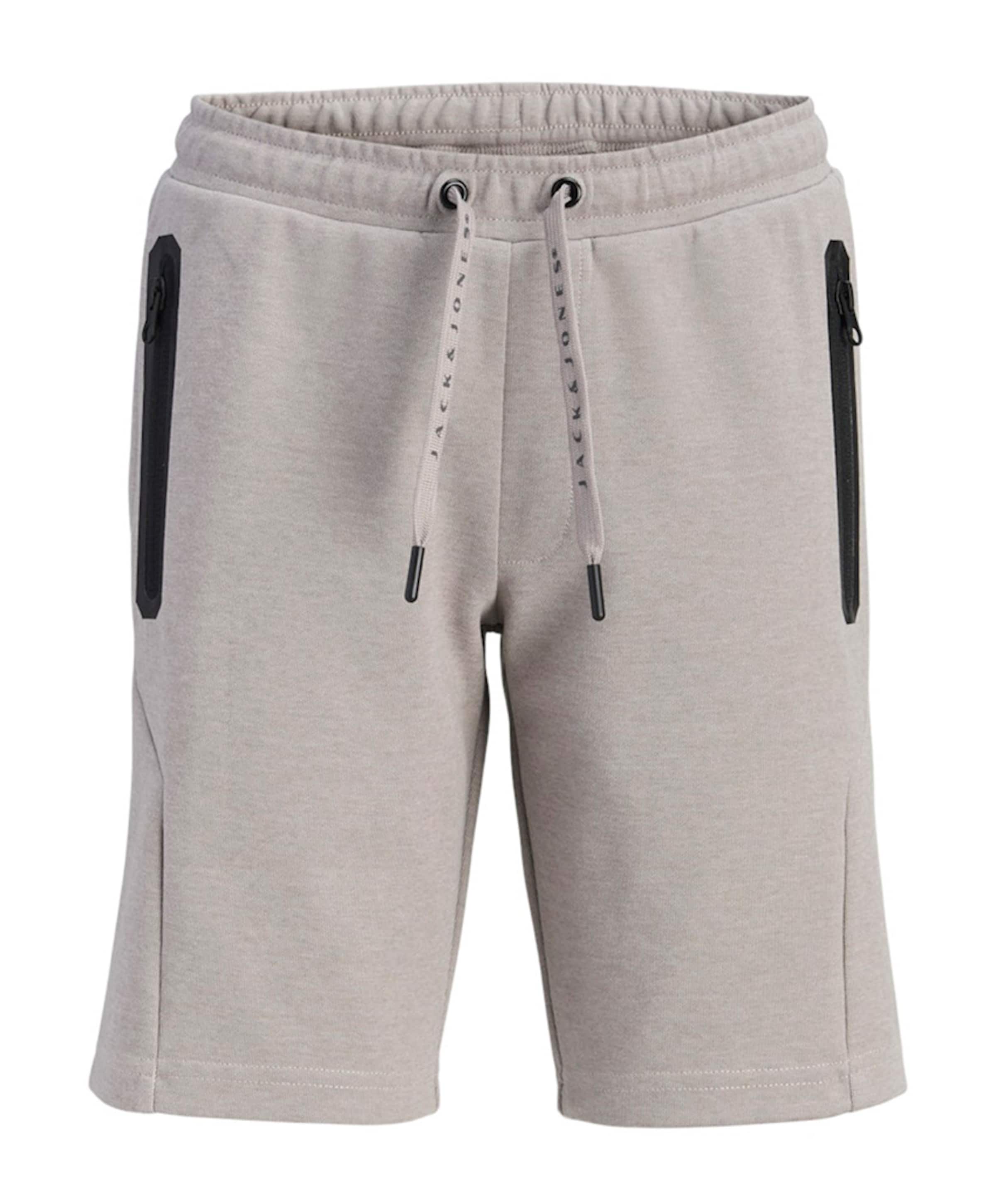 JPSTGORDON JJFUSION SWEAT N jongens korte broek grijs