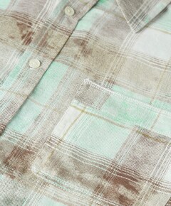 Heren overhemd lange mouw blauw