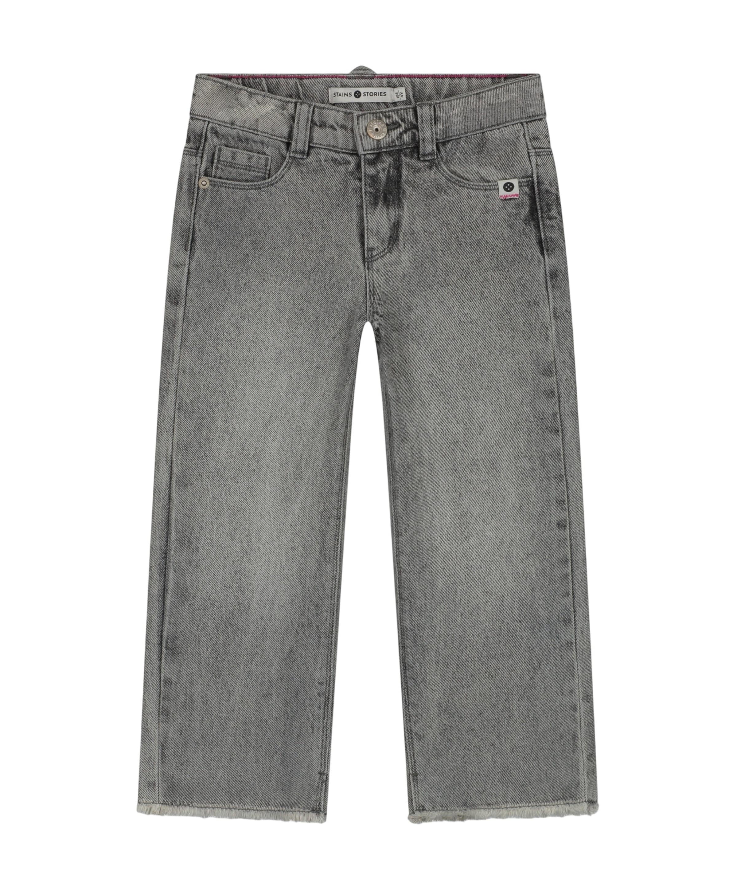 meisjes broek grijs