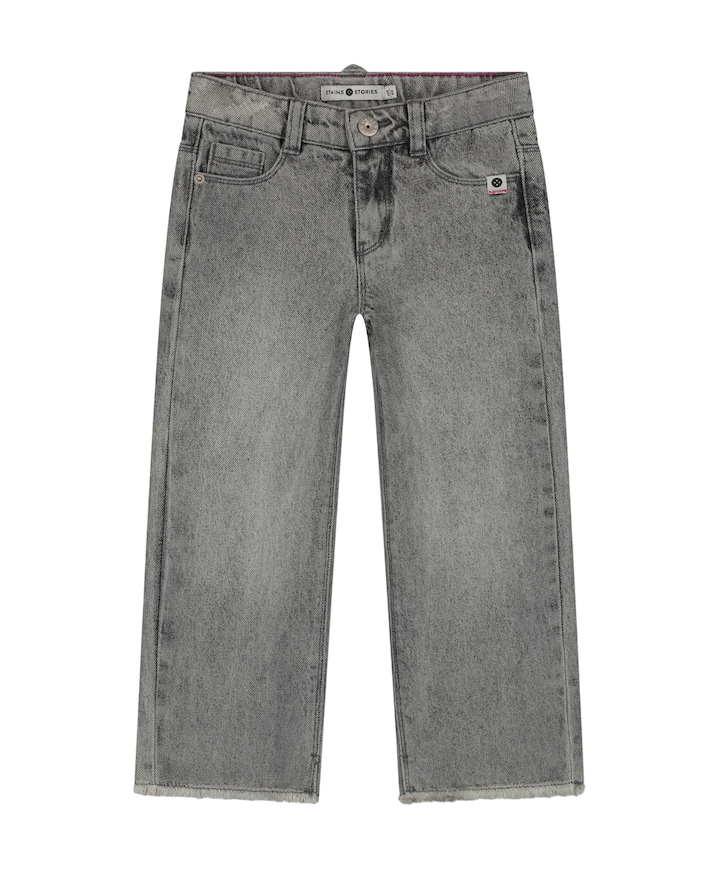 meisjes broek grijs