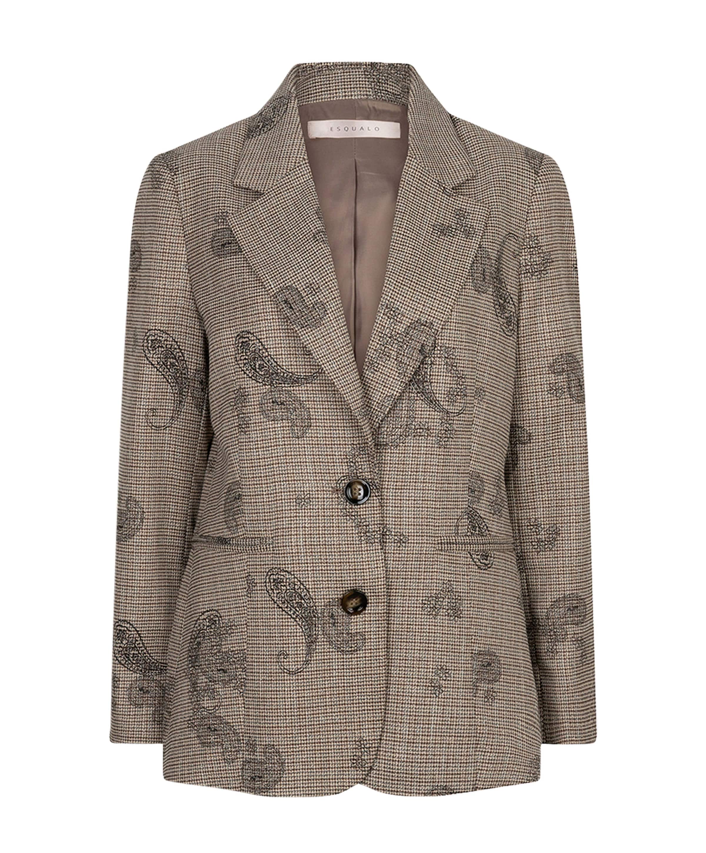 Dames blazer bruin