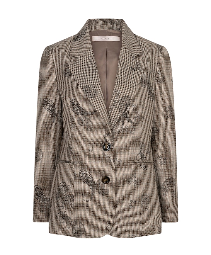 Dames blazer bruin