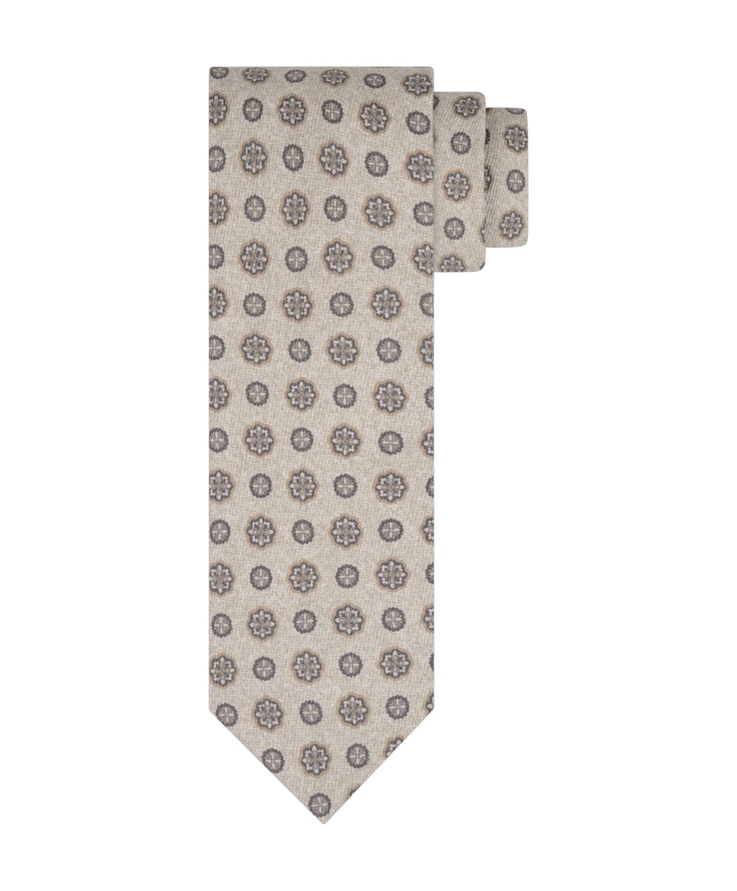 Heren stropdas beige