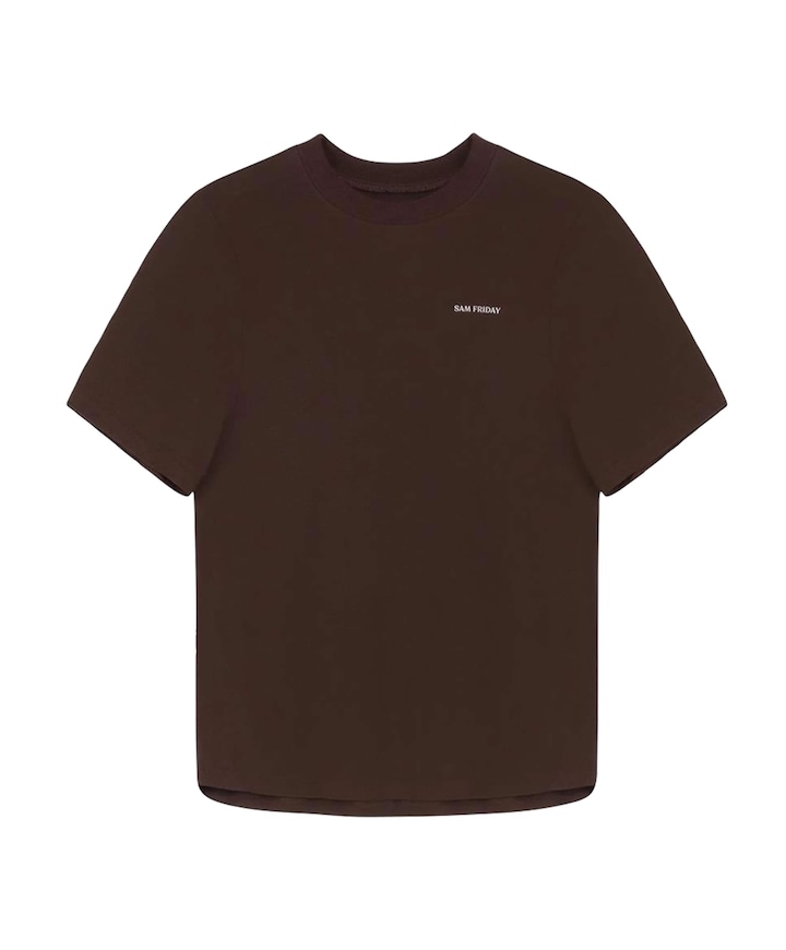 Dames T-shirt bruin
