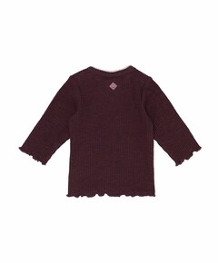 Meisjes longsleeve bordeaux