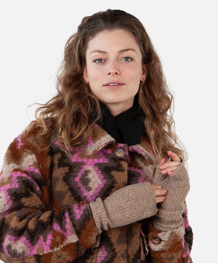 Dames handschoenen beige