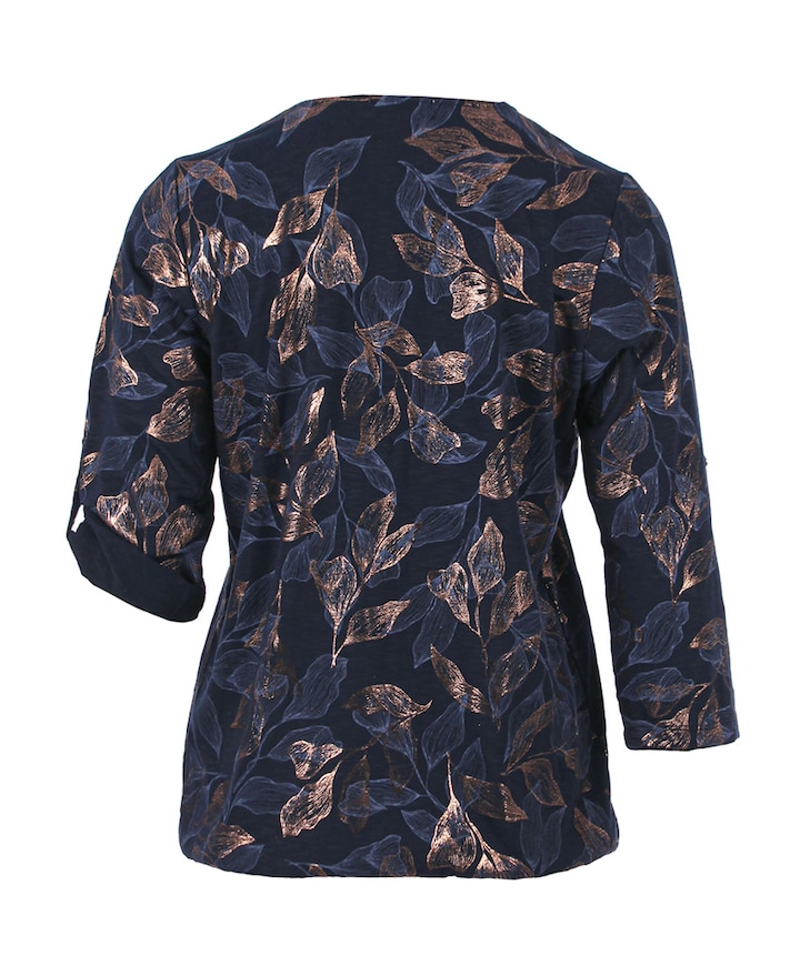 Dames longsleeve blauw