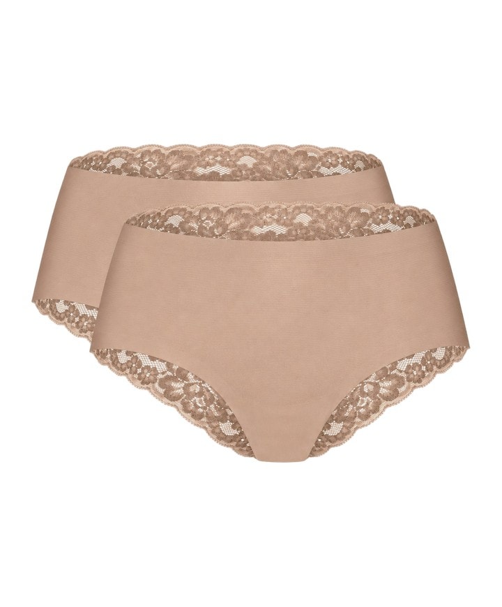 Dames slip beige