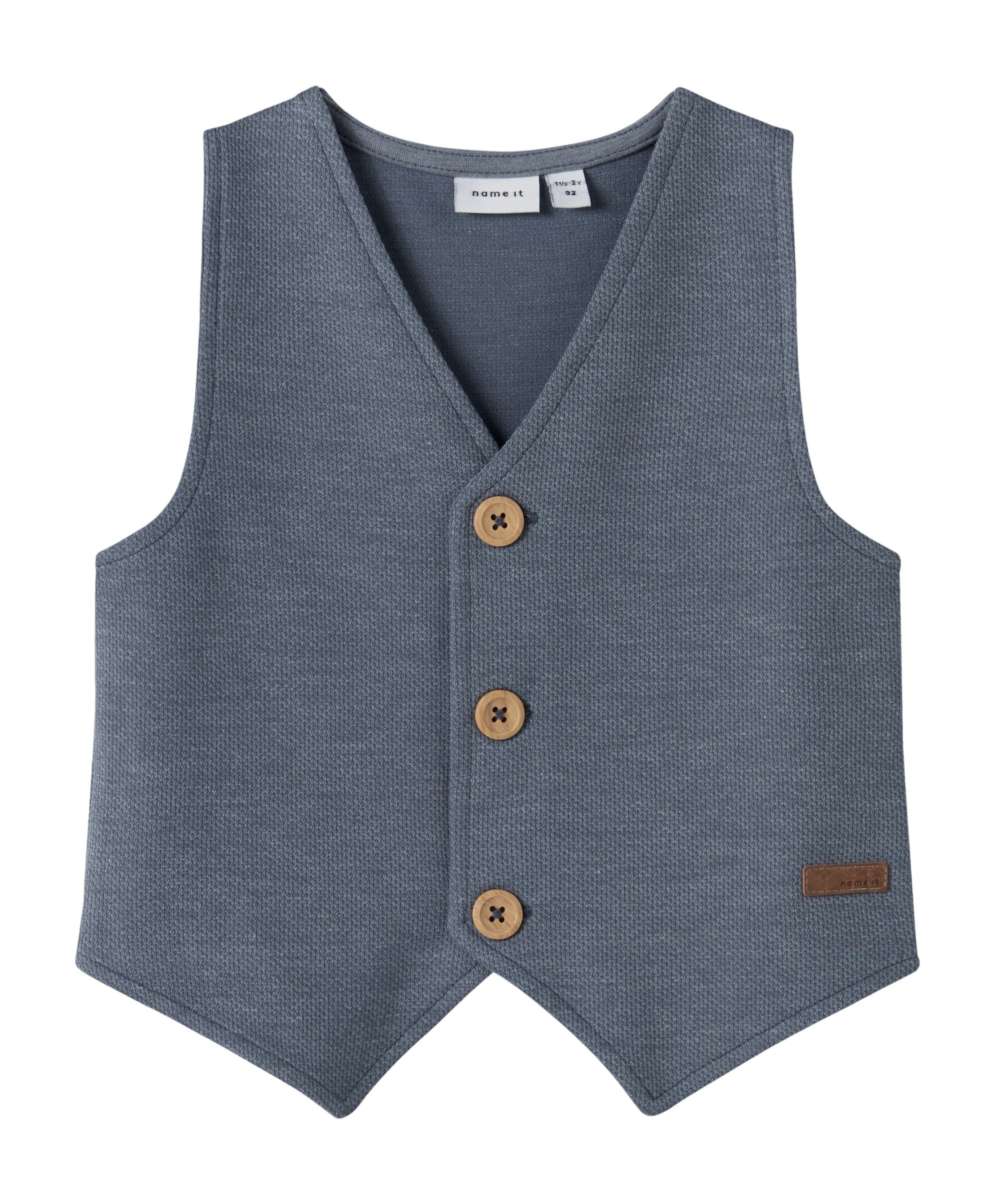Jongens gilet blauw